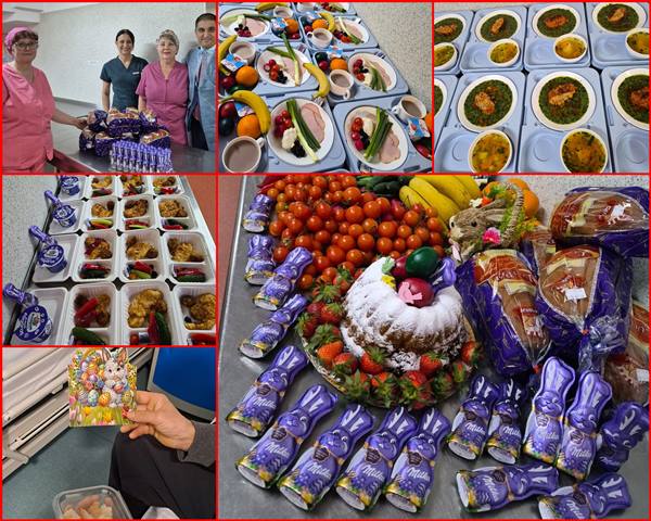 Sfintele Paști, cu lumină, respect și omenie la Spitalul de Pneumoftiziologie Sibiu Sfintele Paști, cu lumină, respect și omenie la Spitalul de Pneumoftiziologie Sibiu