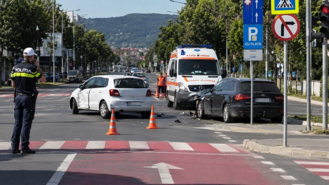 Accident grav în Sibiu: Un șofer de 75 de ani a intrat pe Calea Dumbrăvii fără să dea prioritate. A ajuns direct la spital! Accident grav în Sibiu: Un șofer de 75 de ani a intrat pe Calea Dumbrăvii fără să dea prioritate. A ajuns direct la spital!