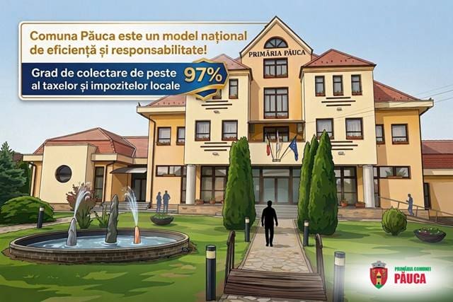 E ONORANT: Comuna Păuca este un model național de eficiență și responsabilitate! CIFRA care pune localitatea pe podium! E ONORANT: Comuna Păuca este un model național de eficiență și responsabilitate! CIFRA care pune localitatea pe podium!