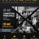 Afiș competiție Xtreme Highschool Challenge la Sibiu